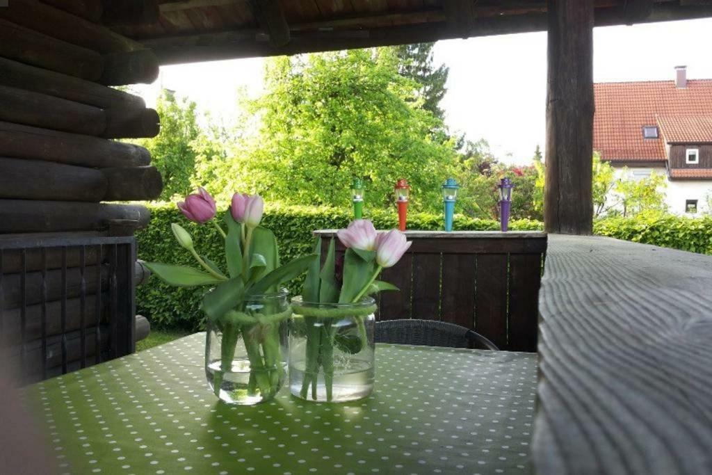 Hotel Campinghutte Mit Fkk Moglichkeit Meckenbeuren Exteriér fotografie